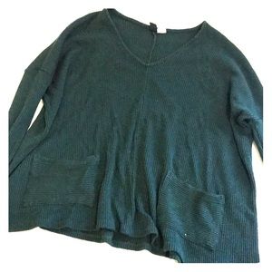 Army green sweater